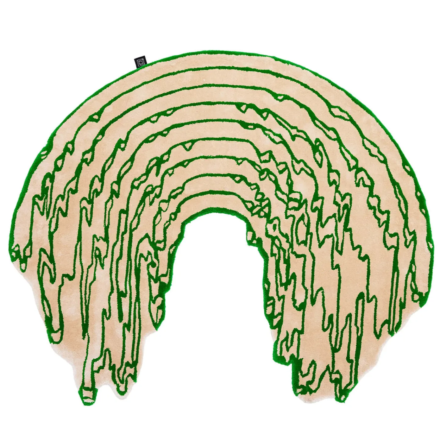 Carpet Edition The Floor Is Lava - Tappeto a forma di linea di menta profonda di PLACéE> Tappeti E Moquette