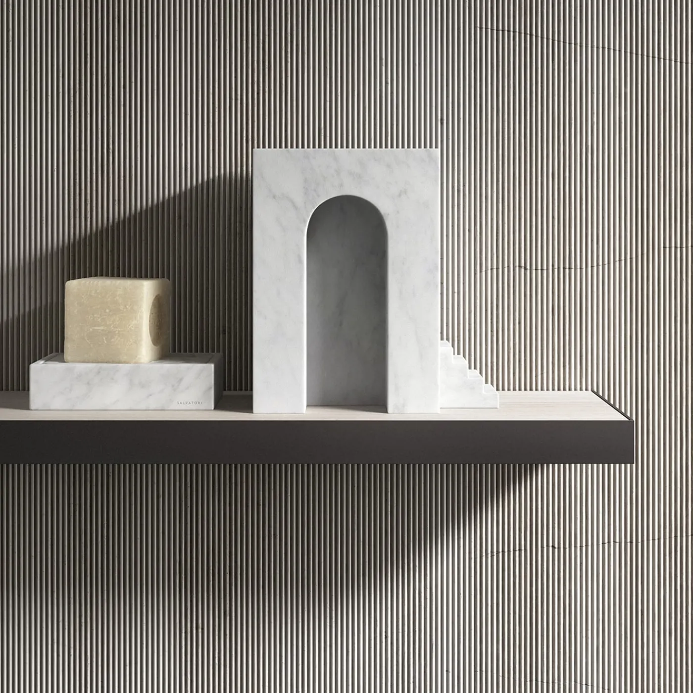 Salvatori The Village - Utopia Scultura in bianco di Carrara di Elisa Ossino> Sculture Decorative