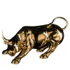 VGnewtrend Toro di Wall Street Scultura d'oro di grandi dimensioni> Statuine