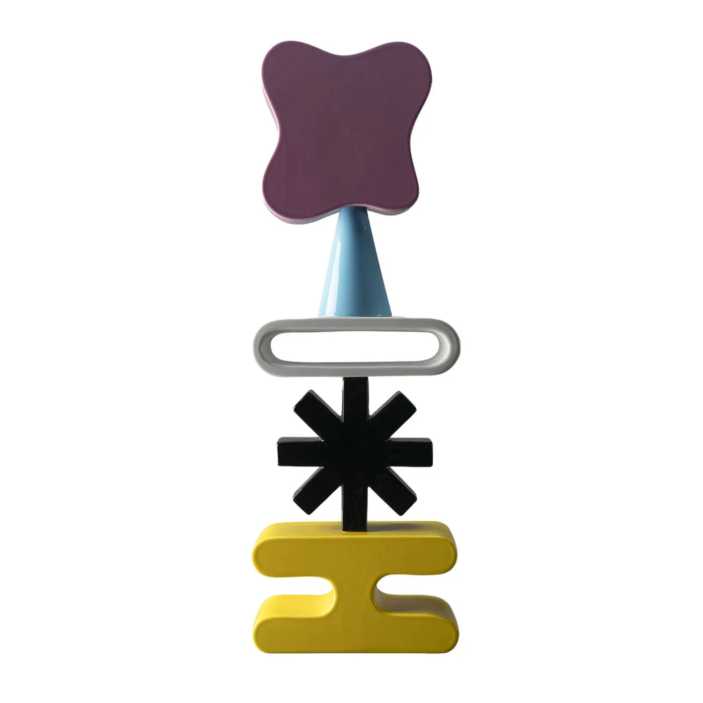 Bitossi Ceramiche Totem giallo e rosa di Karim Rashid> Sculture Decorative