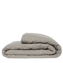 Once Milano Trapunta di lino grigio taupe> Biancheria Da Letto