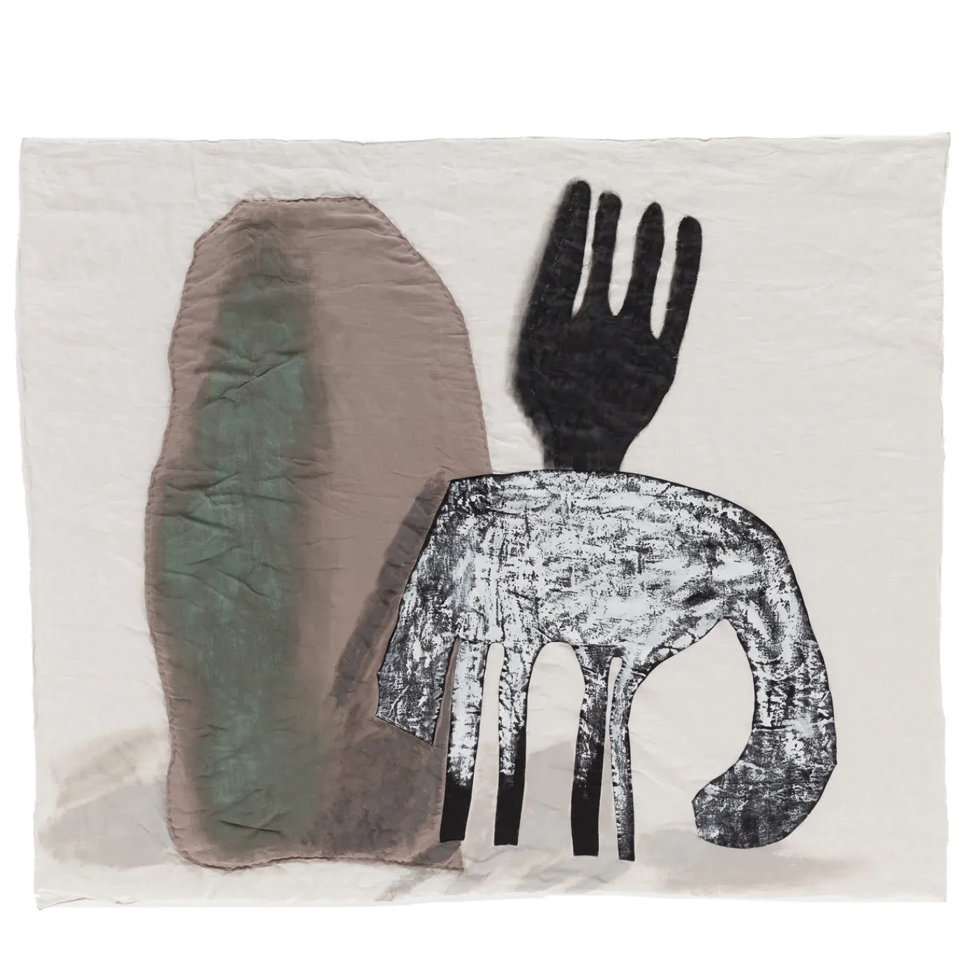 Once Milano Trapunta dipinta a mano "Farmers Land> Coperte