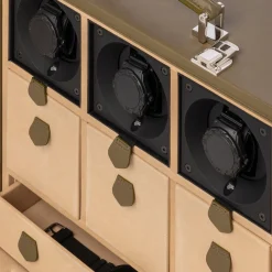 laErre Trunks Trunk per Orologi Geneve in Pelle Verde><noscript><img width=