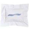 Verderoccia Tuffo Bianco e Blu Assisi Boudoir Sham> Biancheria Da Letto
