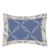 Verderoccia Tuffo Jacquard Assisi Blue US Standard Sham> Biancheria Da Letto