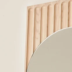 Dale Italia Tutto Sesto Specchio rettangolare in frassino naturale> Specchi Da Terra