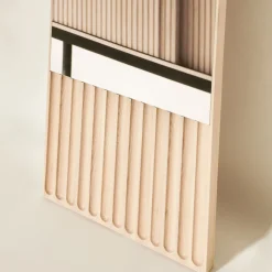 Dale Italia Tutto Sesto Specchio rotondo in frassino naturale><noscript><img width=