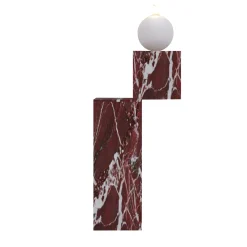 Dimarmo Un portacandele Rosso Levanto> Candelieri E Portacandele