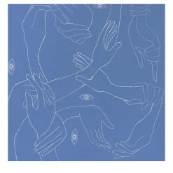 MaVoix Uno, Nessuno Carta da parati azzurra> Carte Da Parati