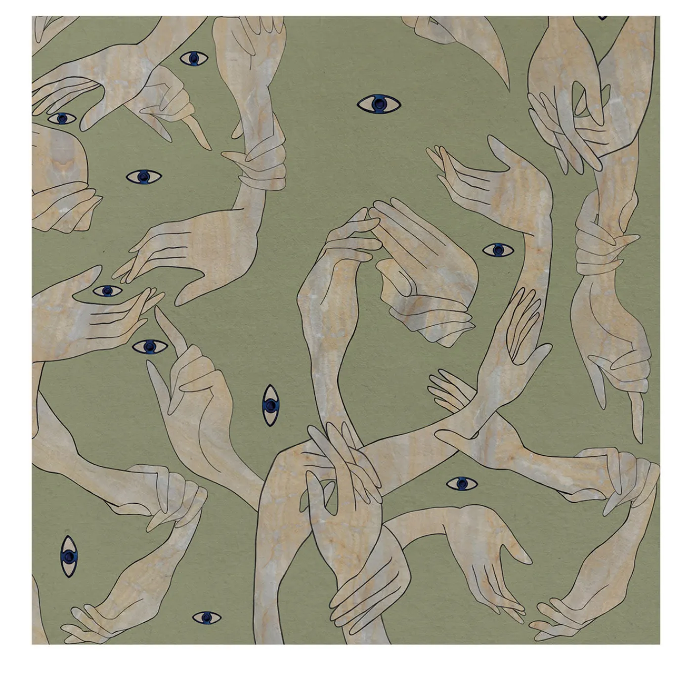 MaVoix Uno, Nessuno Verde Prato Carta da parati> Carte Da Parati