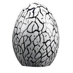 VGnewtrend Uovo piccolo di vetro bianco> Statuine