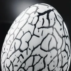 VGnewtrend Uovo piccolo di vetro bianco><noscript><img width=