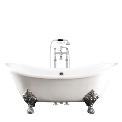 Devon&Devon Vasca da bagno bianca dipinta Chérie> Lavabi E Vasche Da Bagno