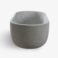 Veltha Outdoor Stone Design Vasca da bagno in peperino grigio acquamarina><noscript><img width=