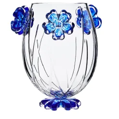 Mario Cioni & C Vaso a goccia di cisto con fiori blu> Vasi Da Fiori