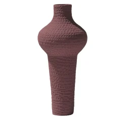 Ceramica Gatti 1928 Vaso a tondo Battuti Borgogna di Andrea Anastasio> Vasi Decorativi