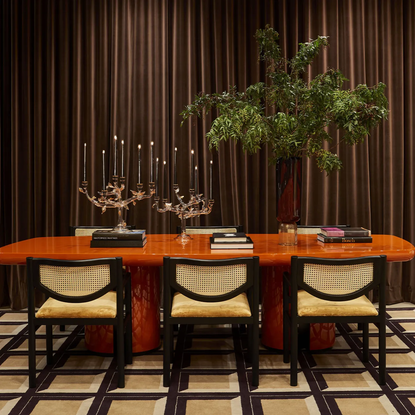 Fornace Mian Vaso alto Giano in ametista e oro> Vasi Decorativi