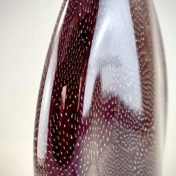 Gambaro e Tagliapietra Vaso alto in filigrana rossa e bianca Murrine> Vasi Decorativi