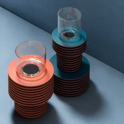 Rudi Vaso alto in velluto bicolore><noscript><img width=