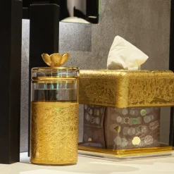 Griffe Montenapoleone by Vetrerie di Empoli Vaso alto in vetro con base ispirata a Michelangelo><noscript><img width=