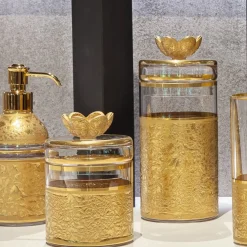 Griffe Montenapoleone by Vetrerie di Empoli Vaso alto in vetro con base ispirata a Michelangelo><noscript><img width=