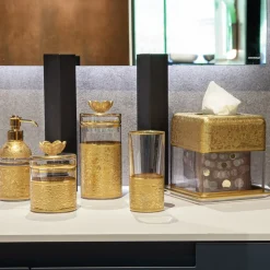 Griffe Montenapoleone by Vetrerie di Empoli Vaso alto in vetro con base ispirata a Michelangelo><noscript><img width=