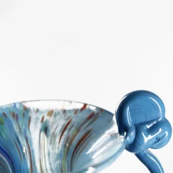 Madeforsoul Vaso Anfora in Vetro di Murano Azzurro> Anfore