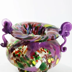 Madeforsoul Vaso Anfora in Vetro di Murano Orchidea> Anfore