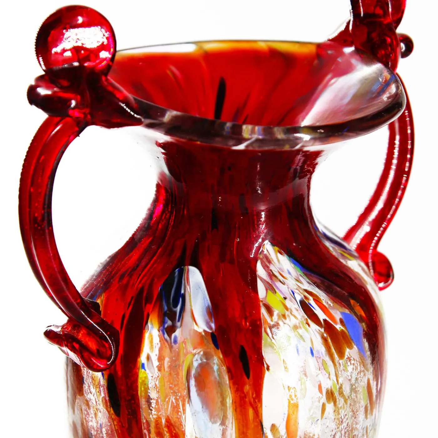 Madeforsoul Vaso Anfora in Vetro di Murano Rosso> Anfore