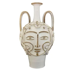 Filadelfio Todaro Vaso antropomorfo in anfora bianca> Vasi Figurativi