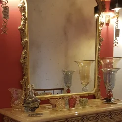 Griffe Montenapoleone by Vetrerie di Empoli Vaso Arlecchino blu pallido> Vasi Da Fiori