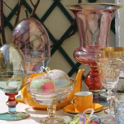 Griffe Montenapoleone by Vetrerie di Empoli Vaso Arlecchino Medici> Anfore