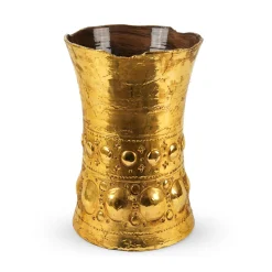 deBlona Vaso Auri in ceramica oro di Gabriele Mengoni><noscript><img width=