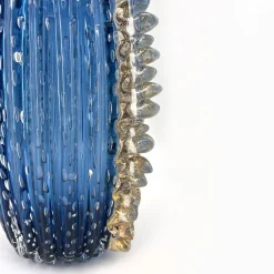 Officine di Murano 1295 Vaso Balloton blu marino e trasparente><noscript><img width=