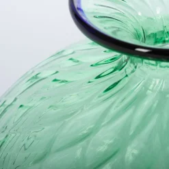 Officine di Murano 1295 Vaso Balloton verde con bordo blu><noscript><img width=
