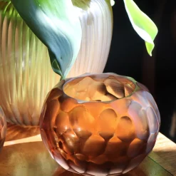 Micheluzzi Glass Vaso Bocia Miele> Vasi Decorativi