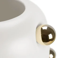 deBlona Vaso BonBon Vanilla in ceramica bianca> Vasi Decorativi