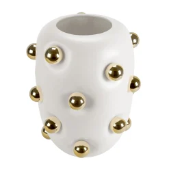 deBlona Vaso BonBon Vanilla in ceramica bianca><noscript><img width=