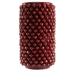 Fratelli Bevilacqua Vaso Bordeaux cilindrico in ceramica> Vasi Decorativi