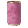 Matlight Milano Vaso Borealis in alabastro rosa e ottone satinato> Vasi Da Fiori