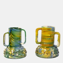 Signora Luna Vaso Bradamante Specchio Giallo> Anfore