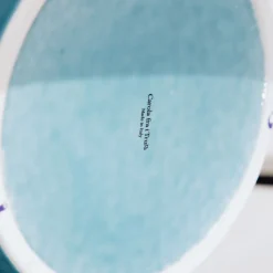 Carola fra i Trulli Vaso Cachepot in ceramica celeste e blu><noscript><img width=