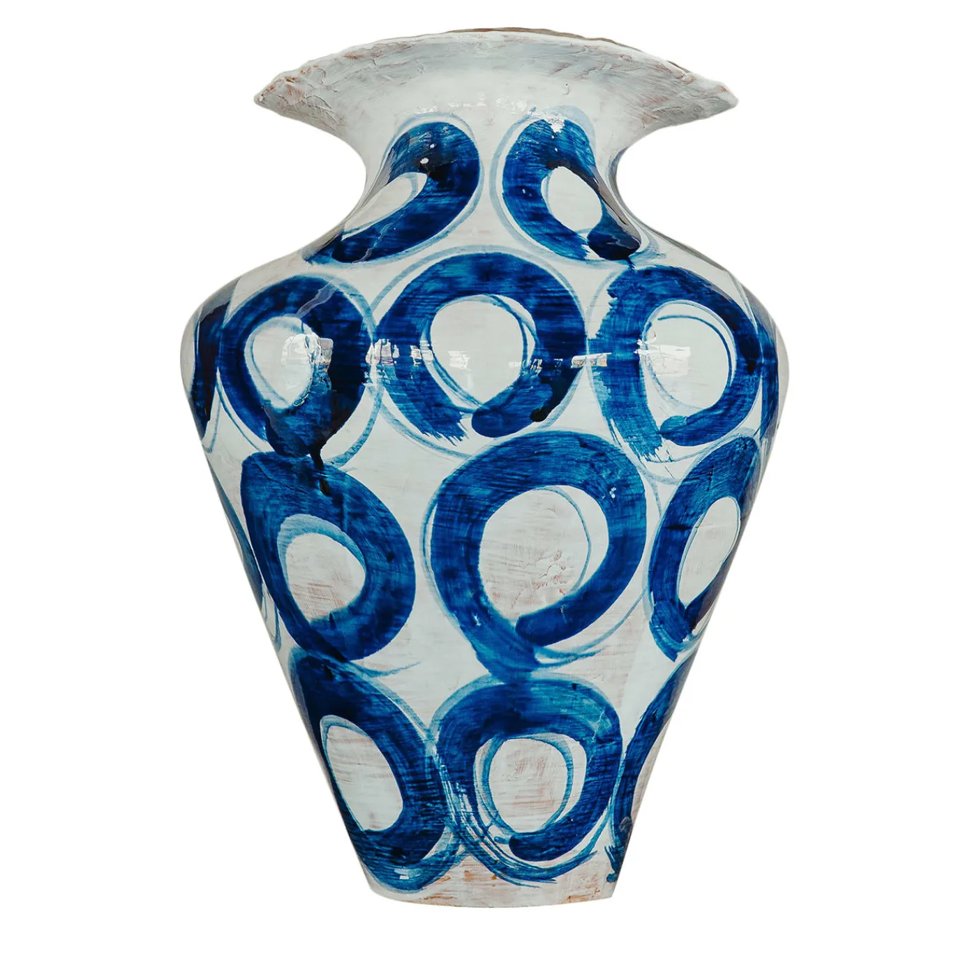 Onofrio Acone Vaso Ceramica Areté Ecos Blu> Vasi Decorativi