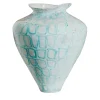 Onofrio Acone Vaso Ceramica Areté Trame Verde> Vasi Decorativi