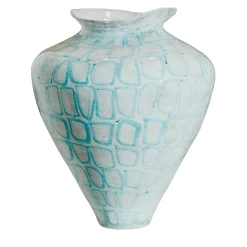 Onofrio Acone Vaso Ceramica Areté Trame Verde> Vasi Decorativi