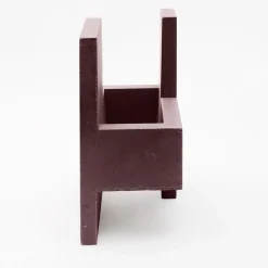 Paolo Giordano Vaso Chandigarh IV marrone marsala><noscript><img width=