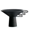 Rometti Vaso Chauc in smalto nero opaco di Jean-Christophe Clair> Vasi Decorativi