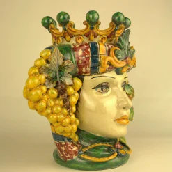 Alessandro Iudici Vaso classico Moor Woman> Vasi Figurativi