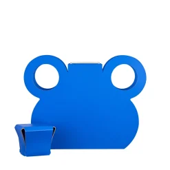 ADJ Style Vaso con manico rotondo in pelle Edition Limitée OTTO Majorelle Blue con coperchio><noscript><img width=