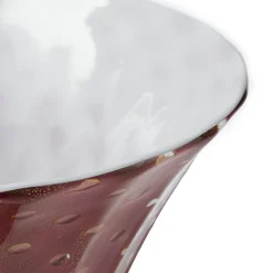 Officine di Murano 1295 Vaso con piede in oro e rubino Stmtrub><noscript><img width=